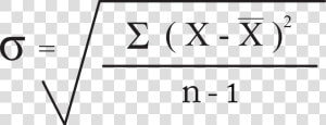 The Formula For Standard Deviation   Parallel  HD Png Download