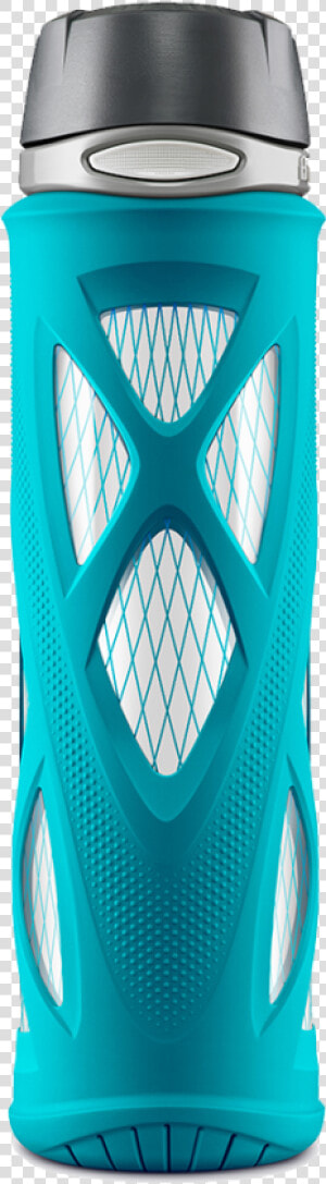 Teal   Water Bottle  HD Png Download