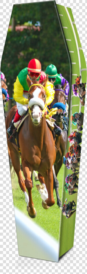 Funeral Horse Racing Coffin  HD Png Download