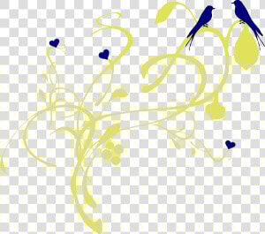 Birds On A Branch Svg Clip Arts   Vines Clip Art  HD Png Download