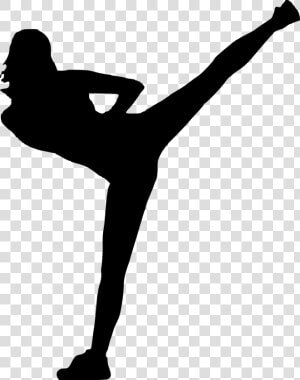 Transparent Self Defense Clipart   Woman Self Defense Silhouette  HD Png Download