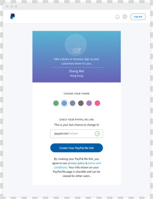 Does A Paypal Me Link Look Like  HD Png Download