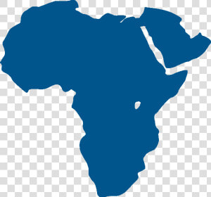 Outline Of Africa Map Clipart   Africa Middle East Outline  HD Png Download