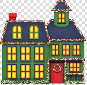 Christmas Lights Cartoontransparent Png Image  amp  Clipart   Christmas House Lights Clip Art  Png Download
