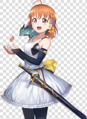 【 Aqours Shadowverse Collab 】   Shadowverse Love Live Chika  HD Png Download