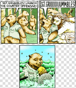 Lunch The Counter Offensive   Perry Bible Fellowship Sgt Grumbles  HD Png Download