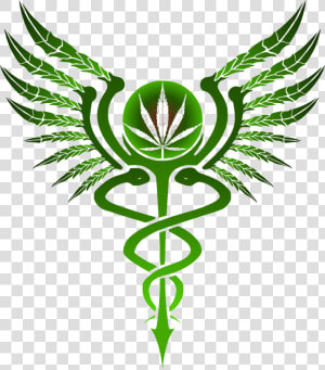 Caduceus Marijuana  HD Png Download