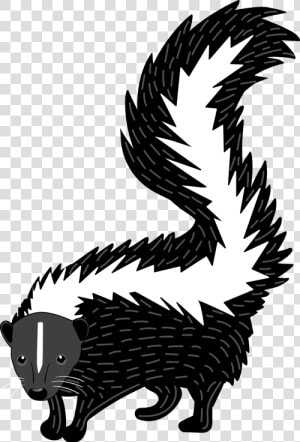 Skunk Clipart Woodland Creature   Illustration  HD Png Download