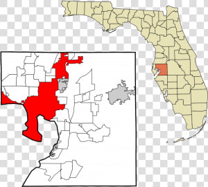 Tampa Florida Map From Upload   Ponte Vedra Beach Florida Map  HD Png Download