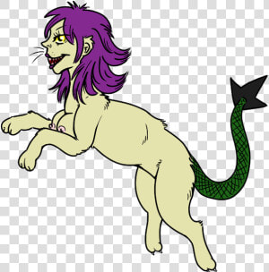 Manticore   Cartoon  HD Png Download