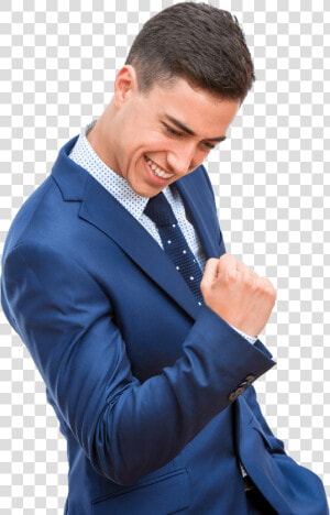 Businessman Celebrating   Success Facial Expression  HD Png Download