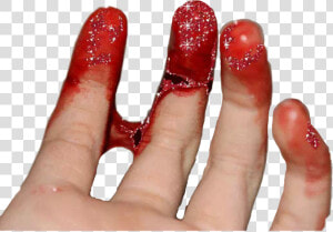  blood  bloody  sparkle  sparkles  glitter  hand  interesting  HD Png Download