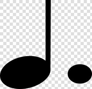 Dotted Note  Lengthen  Note  Music  Action  Score  HD Png Download