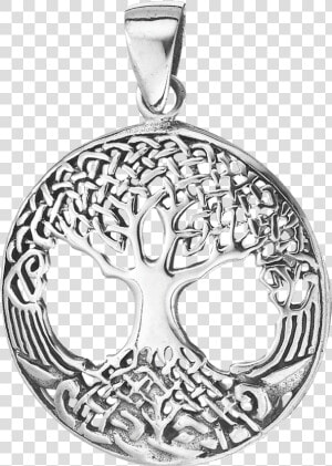 Sterling Silver Celtic Tree Of Life Pendant   Pendant  HD Png Download