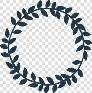 Baseball Circle Cdr Clip Art   Circle Leaf Wreath Clipart  HD Png Download
