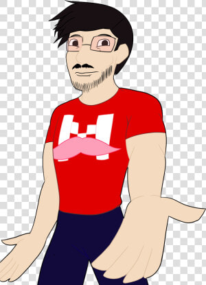 Markiplier Fanart   Cartoon  HD Png Download
