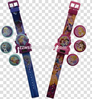 Flying Saucer Cartoon Design Band Watch With Lcd Display   Strap  HD Png Download