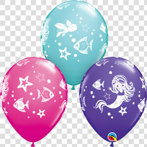 Globos De Latex Sirena  HD Png Download