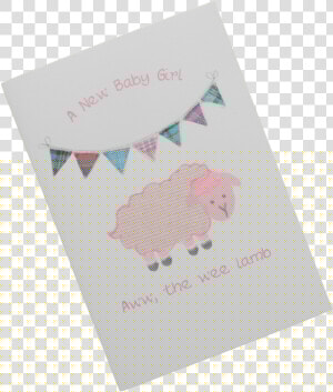 Birth Congratulations Girl Wee Lamb   Sheep  HD Png Download