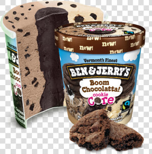 Ben  amp  Jerry S Boom Chocolatta   Ben  amp  Jerry  39 s Brownie Core  HD Png Download