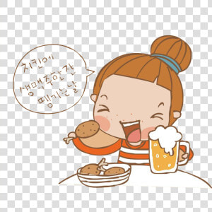 Breakfast Vector Download Huge Freebie For   Eating And Drinking Cartoon  HD Png Download