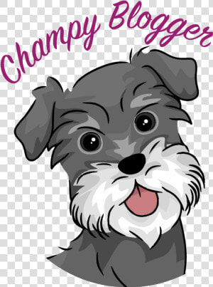 Champy Blogger   Schnauzer Clipart  HD Png Download