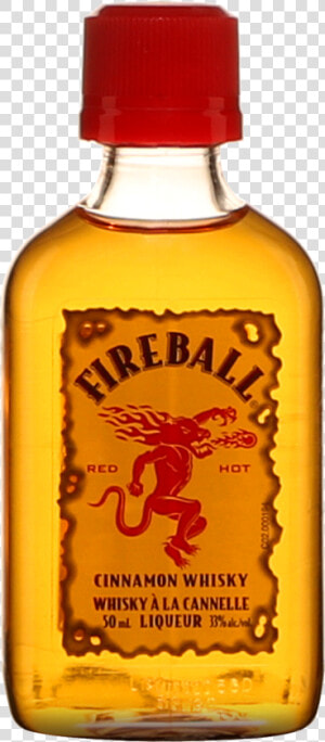 Fireball   Fireball Cinnamon Whisky 100ml  HD Png Download
