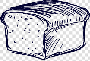 Loaf Of Bread Drawing   Drawing Picture Of Bread  HD Png Download