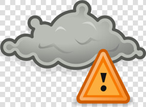 Gnome Weather Severe Alert   Storm Svg  HD Png Download