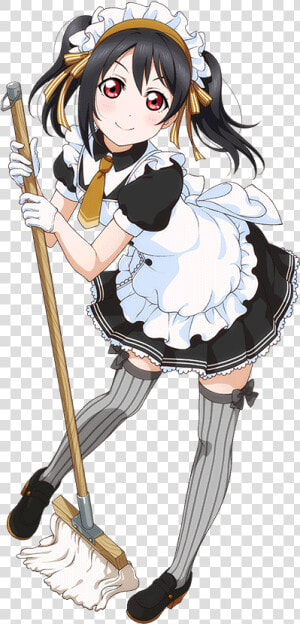 Anime Girl Maid Outfit  HD Png Download