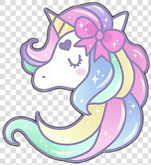  rainbow  cute  unicorn   Transparent Background Clip Art Unicorn Png  Png Download