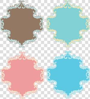 Retro Colored Free Printable Labels   Portable Network Graphics  HD Png Download