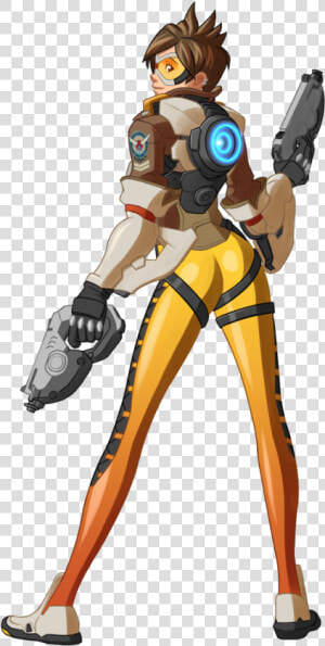 Heroes Of The Storm Figurine Cartoon Fictional Character   Tracer Overwatch Png  Transparent Png