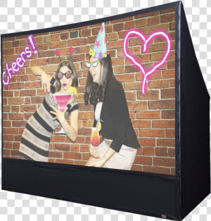 Transparent Cracked Brick Wall Clipart   Air Graffiti Wall  HD Png Download