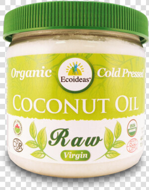 Ecoideas Raw Organic Coconut Oil   Spread  HD Png Download