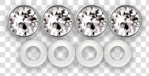 Diamond Screw Caps   Body Jewelry  HD Png Download
