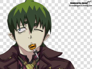 Anime  Cutie  And Demon Image   Blue Exorcist  HD Png Download