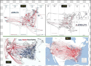 Delta Historic Route Maps  HD Png Download