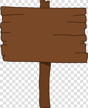 Cartoon Sign Animation Shoulder Brown Png Image Cartoon   Cartoon Wooden Sign Png  Transparent Png