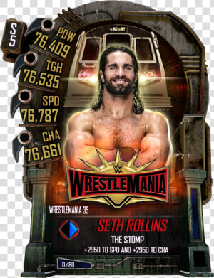 Wrestlemania 35 Cards Wwe Supercard  HD Png Download