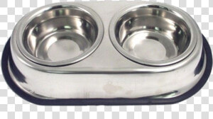 Twin Dog Bowls Non Slip   Double Dog Bowl  HD Png Download