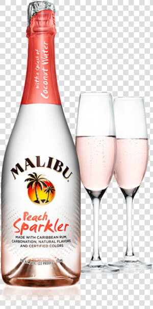 Malibu Sparkling Rum  HD Png Download