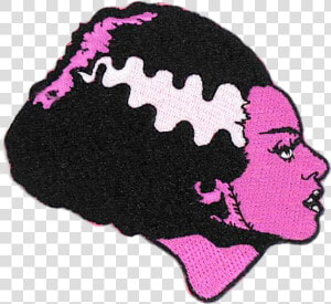 Universal Monsters Bride Of Frankenstein Patch   Crochet  HD Png Download