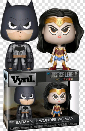 Justice League   Funko Vynl Batman Wonder Woman  HD Png Download