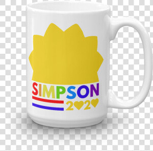 Coffee Mug Lisa Crown Mockup Handle On Right 15oz   Mug  HD Png Download