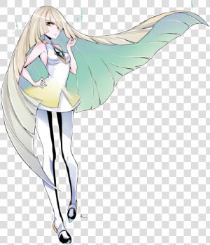 Transparent Ryuko Matoi Png   Pokemon Lusamine Hair  Png Download