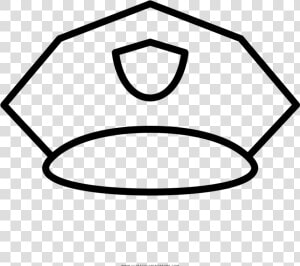 Transparent Police Hat Png   Gorras De Policias Para Pintar  Png Download