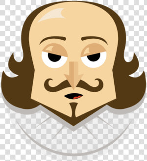 Actor Clipart Shakespeare   William Shakespeare Emoji  HD Png Download