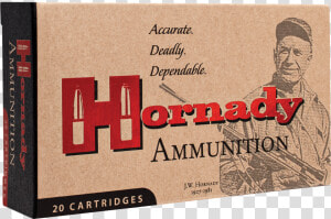 Hornady Custom 264 Winchester Magnum 20rd Ammo    300 Weatherby Magnum  HD Png Download