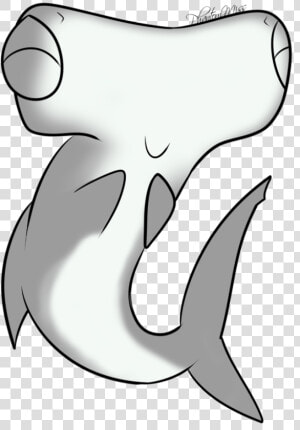 Hammerhead Shark Cute Cartoon  HD Png Download